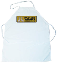Apron -  My mother wears combat boots (100-0006-000)