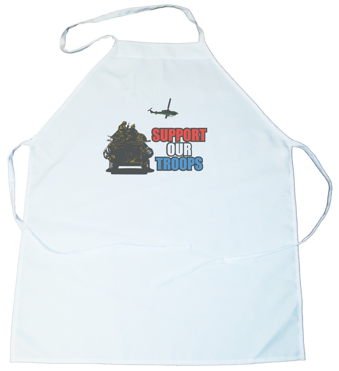 Apron -  Support Our Troops with Personnel Carrier, Helicopter (100-0050-00)