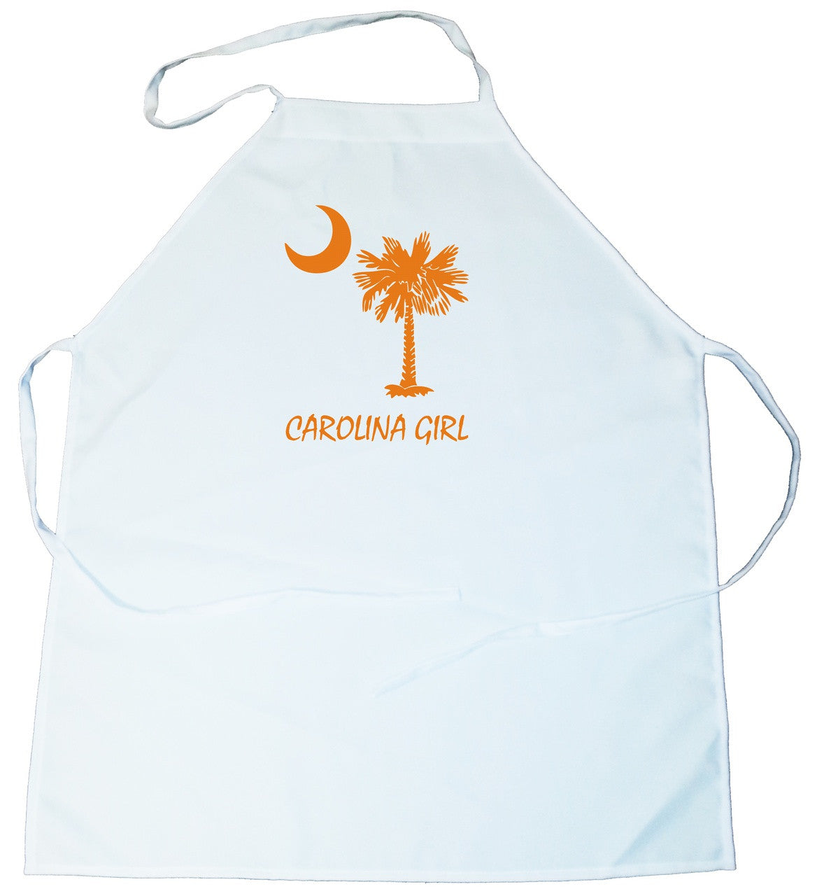 Apron -  Carolina Girl Palmetto & Moon (Orange) (100-0060-002)