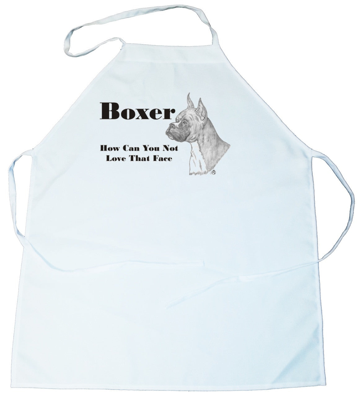 How Can You Not Love That Face Apron: Boxer (164B) (100-0071-164B)
