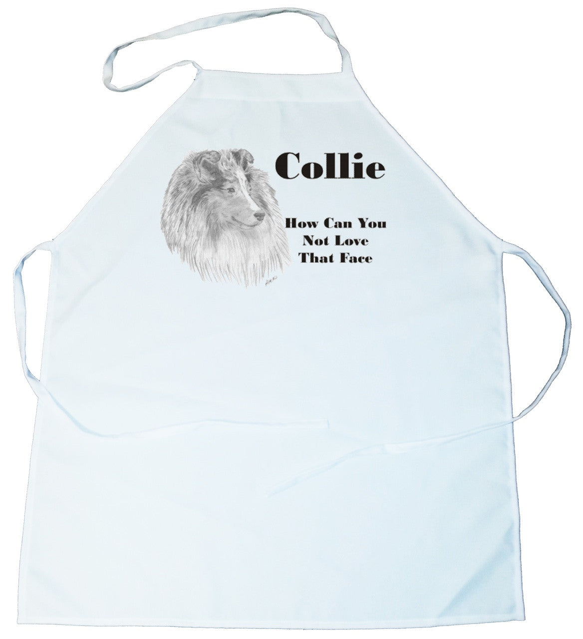 How Can You Not Love That Face Apron: Collie (200A) (100-0071-200A)