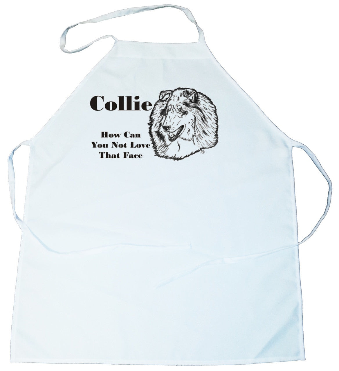 How Can You Not Love That Face Apron: Collie (200B) (100-0071-200B)