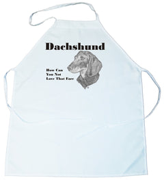 How Can You Not Love That Face Apron: Dachshund (100-0071-204)