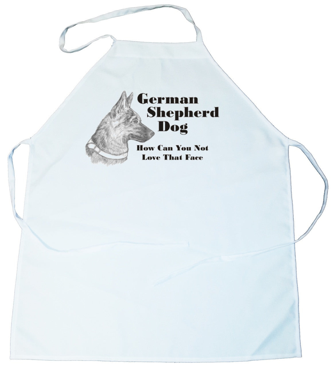 How Can You Not Love That Face Apron: German Shepherd (234B) (100-0071-234B)