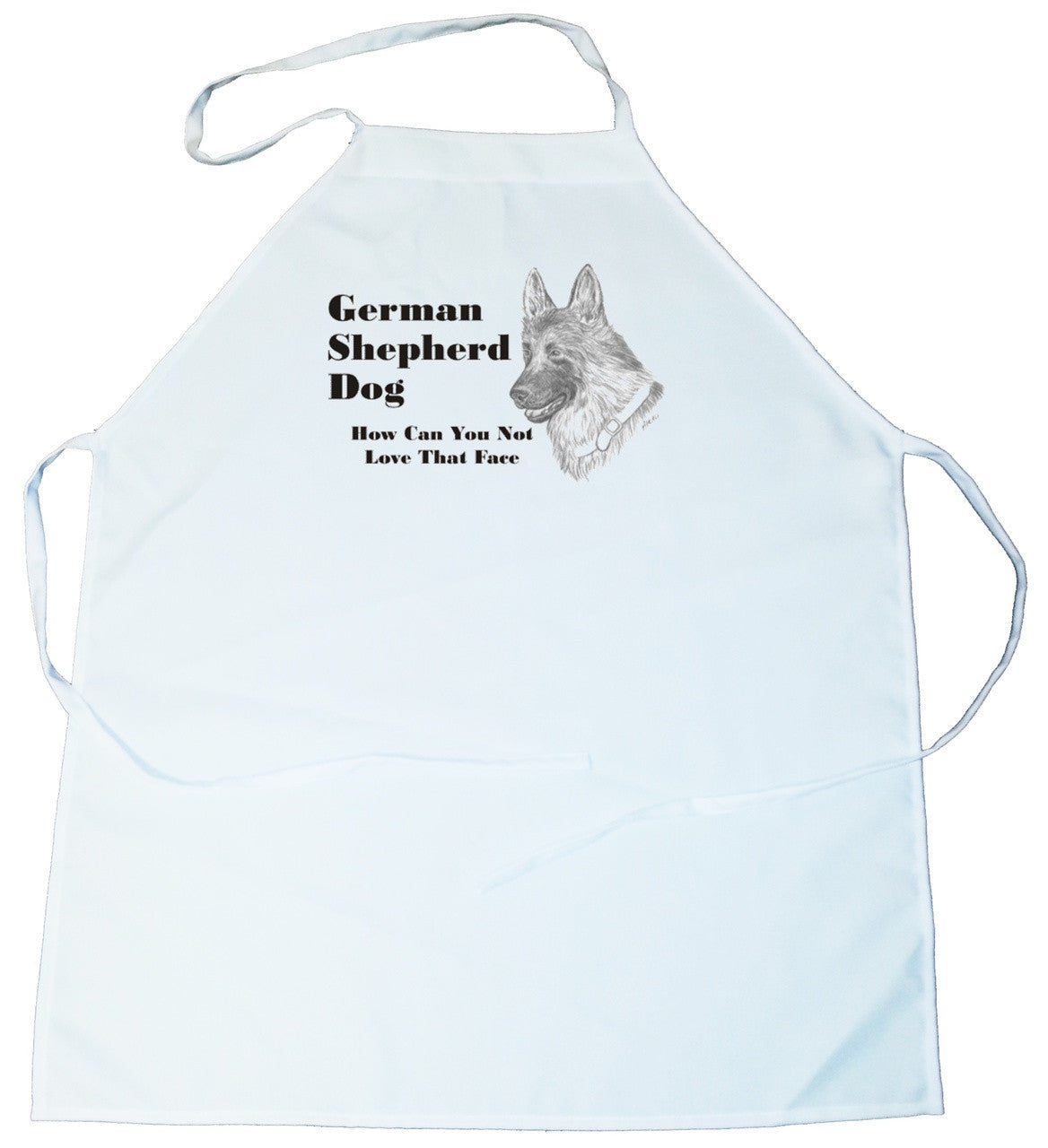 How Can You Not Love That Face Apron: German Shepherd (234C) (100-0071-234C)