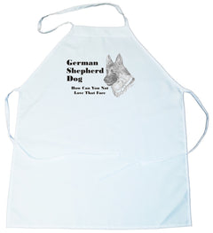 How Can You Not Love That Face Apron: German Shepherd (234C) (100-0071-234C)