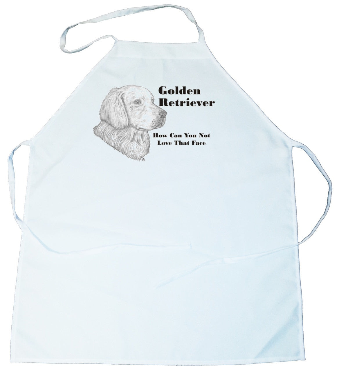 How Can You Not Love That Face Apron: Golden Retriever (244A) (100-0071-244A)