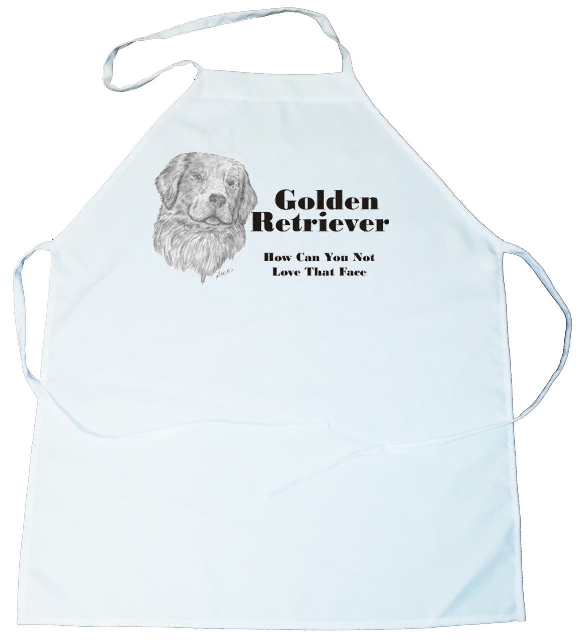 How Can You Not Love That Face Apron: Golden Retriever (244B) (100-0071-244B)