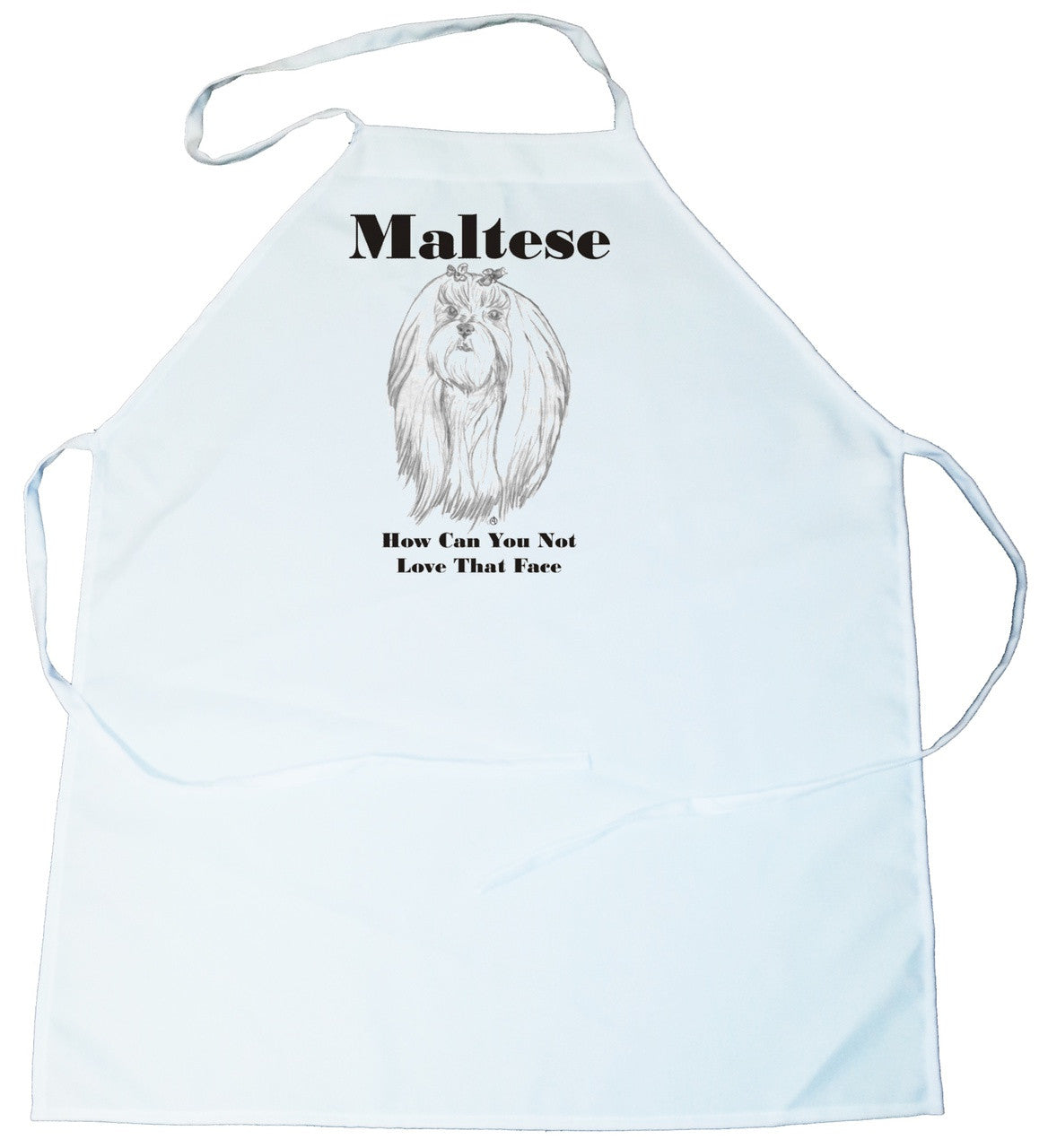 How Can You Not Love That Face Apron: Maltese (100-0071-292)