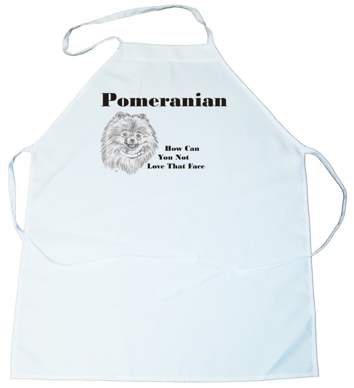 How Can You Not Love That Face Apron: Pomeranian (100-0071-338)