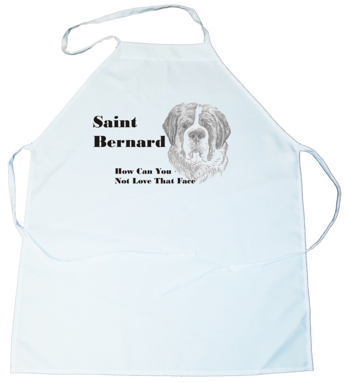 How Can You Not Love That Face Apron: Saint Bernard (100-0071-354)