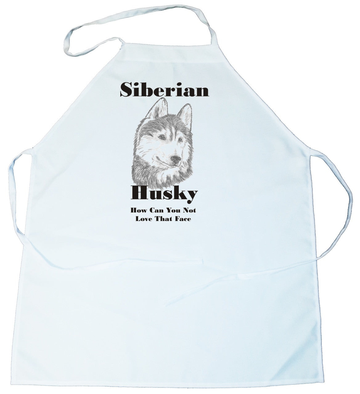 How Can You Not Love That Face Apron: Siberian Husky (100-0071-374)