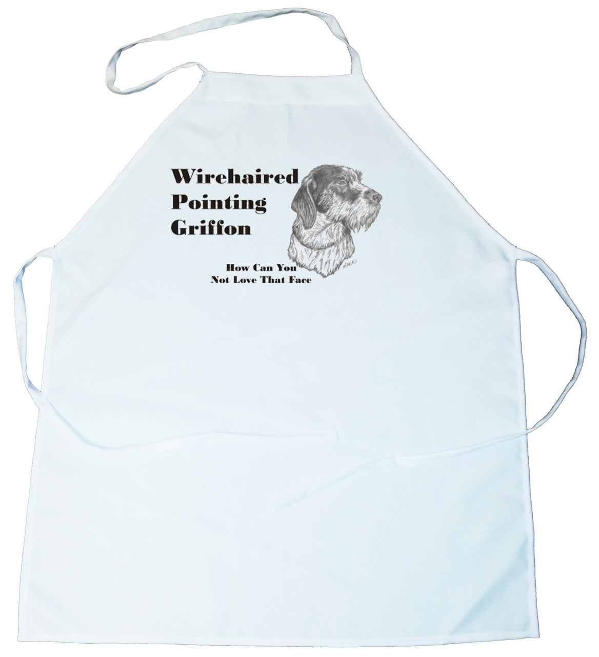 How Can You Not Love That Face Apron: Wirehaird Pointing Griffon (100-0071-414)