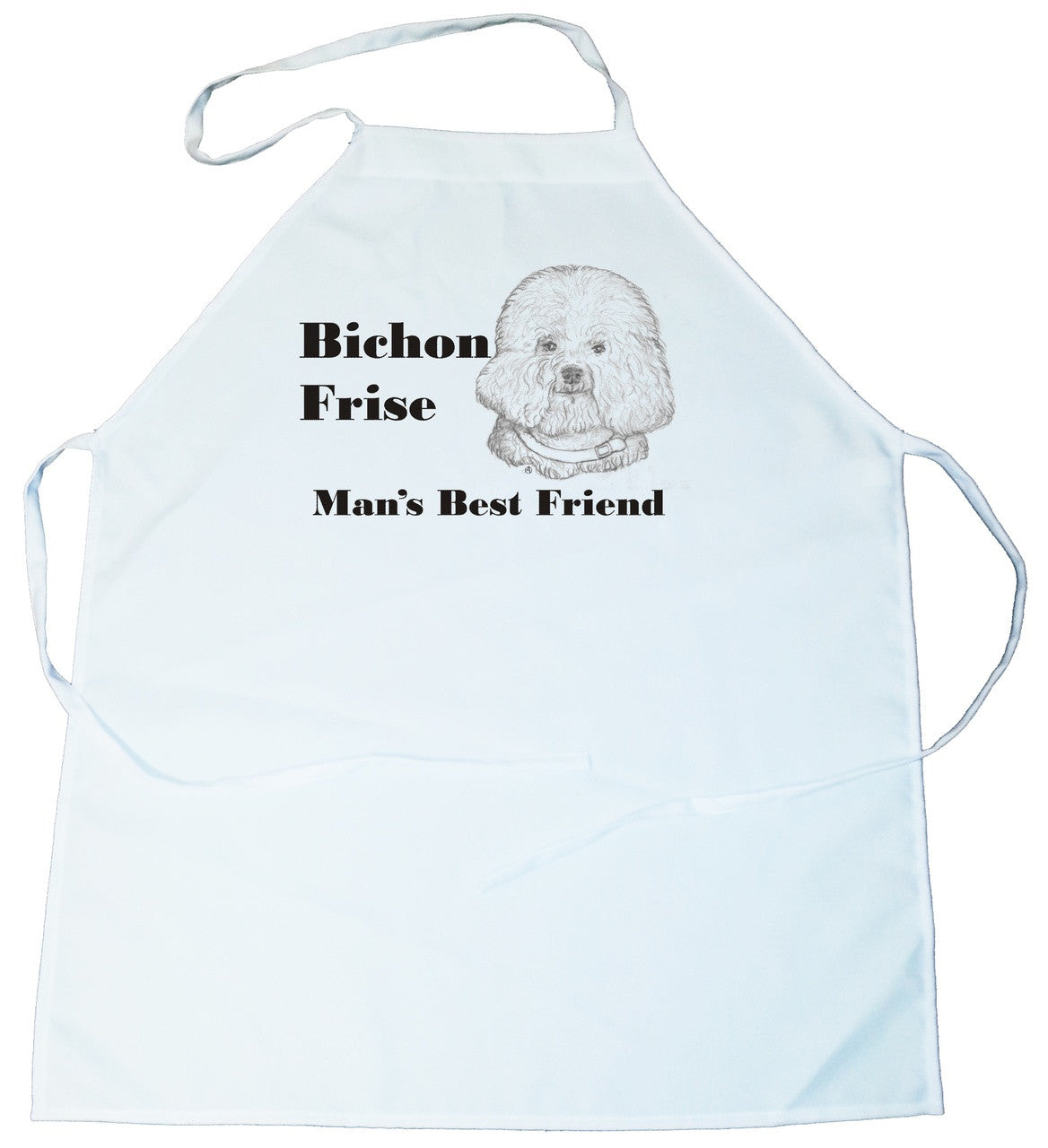 Man's Best Friend Apron: Bichon Frise (100-0072-146)