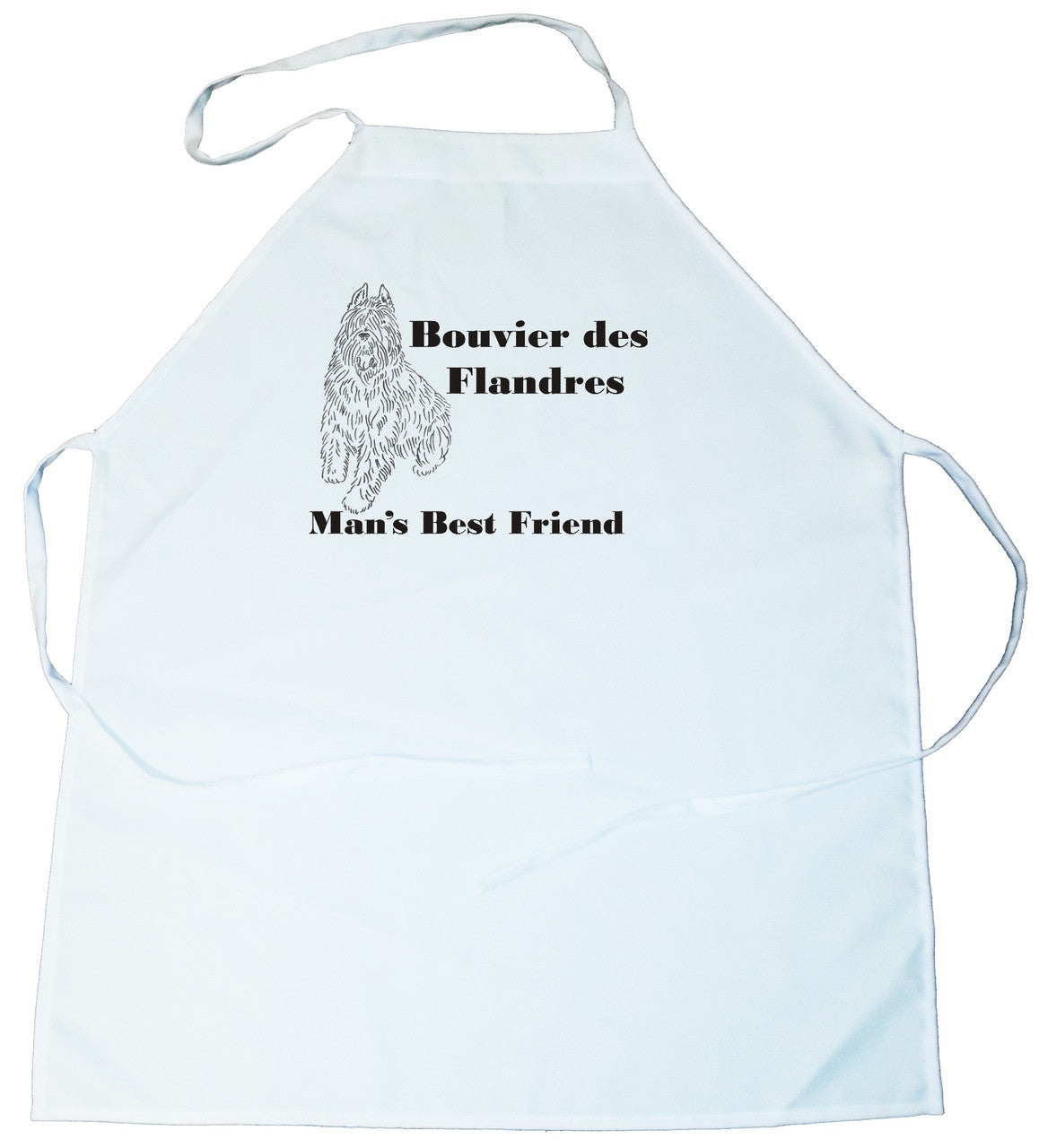 Man's Best Friend Apron: Bouvier des Flandres (162A) (100-0072-162A)