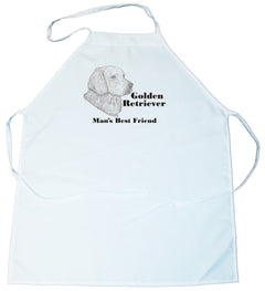 Man's Best Friend Apron: Golden Retriever (244A) (100-0072-244A)