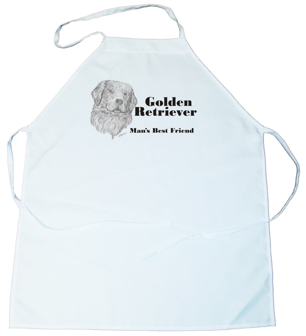 Man's Best Friend Apron: Golden Retriever (244B) (100-0072-244B)
