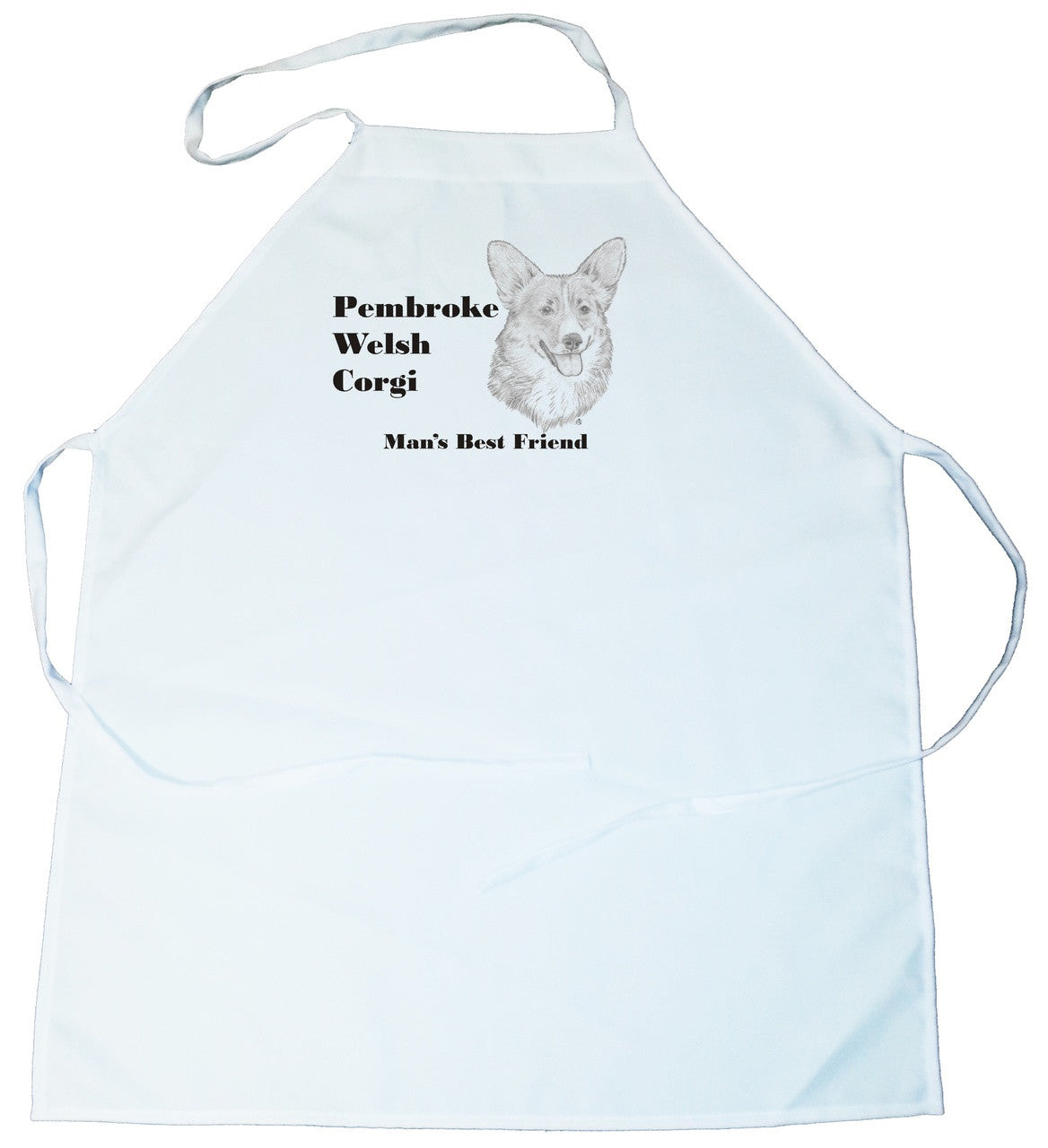 Man's Best Friend Apron: Pembroke Welsh Corgi Puppy (100-0072-326B)