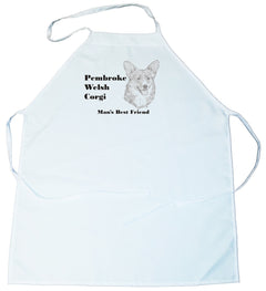 Man's Best Friend Apron: Pembroke Welsh Corgi Puppy (100-0072-326B)