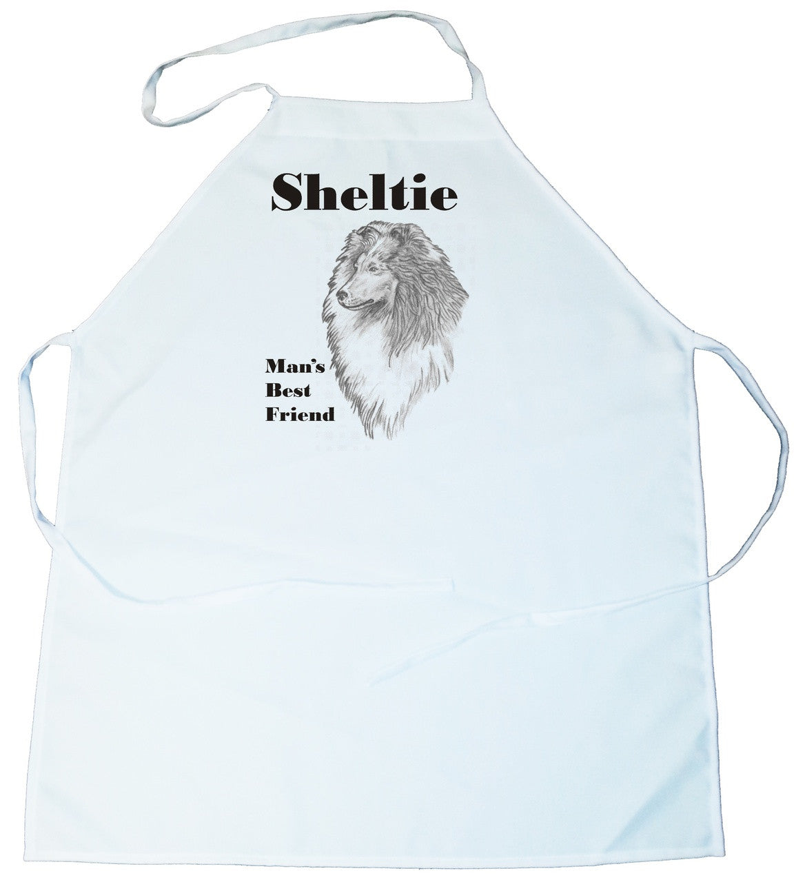 Man's Best Friend Apron: Sheltie (386AB) (100-0072-368AB)