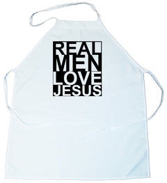 Apron -  Real Men Love Jesus (100-0078-000)