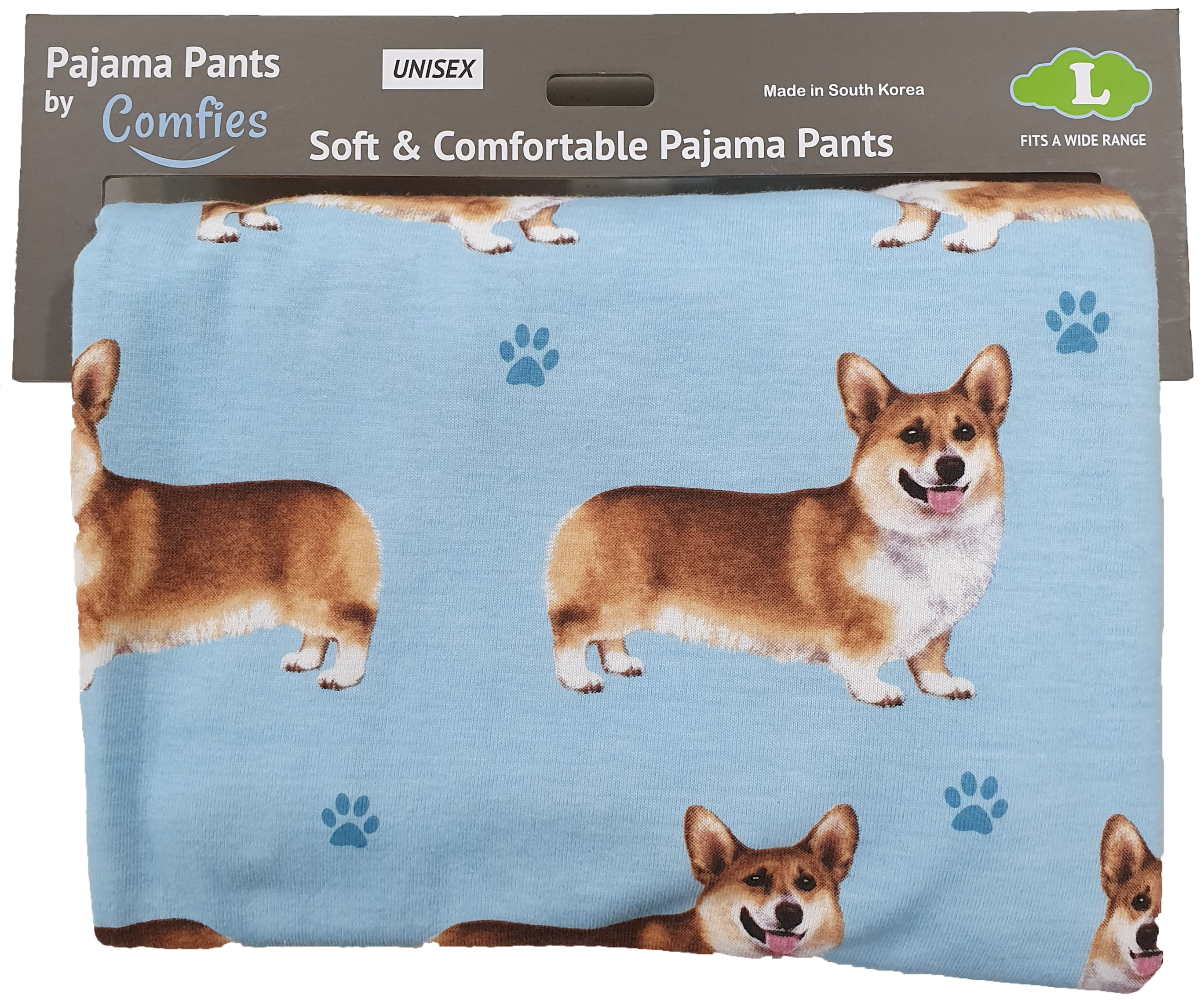 Comfies Unisex Pajama Bottoms - Welsh Corgi