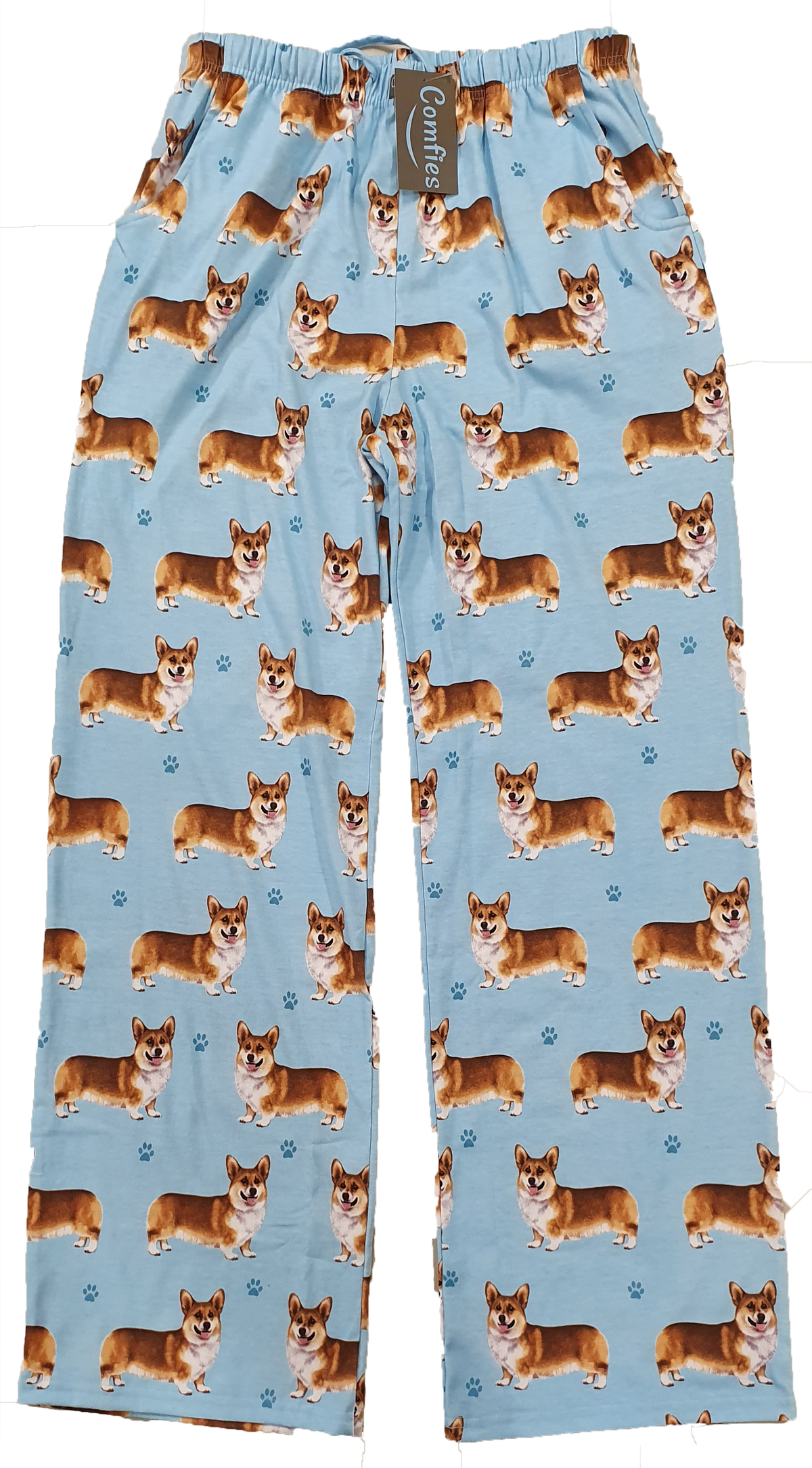 Comfies Unisex Pajama Bottoms - Welsh Corgi
