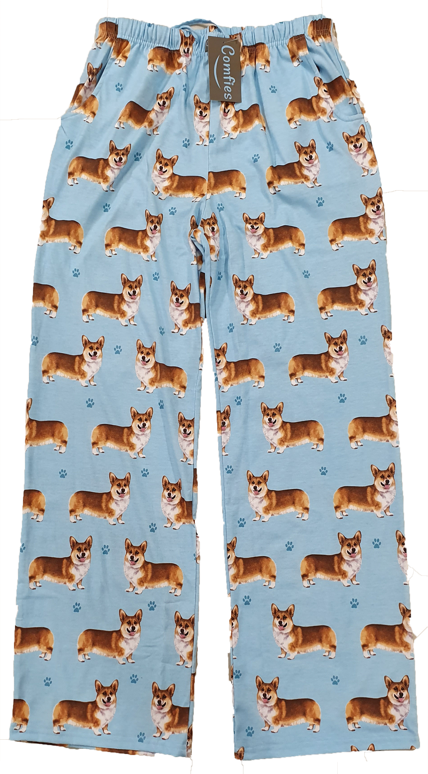 Comfies Unisex Pajama Bottoms - Welsh Corgi