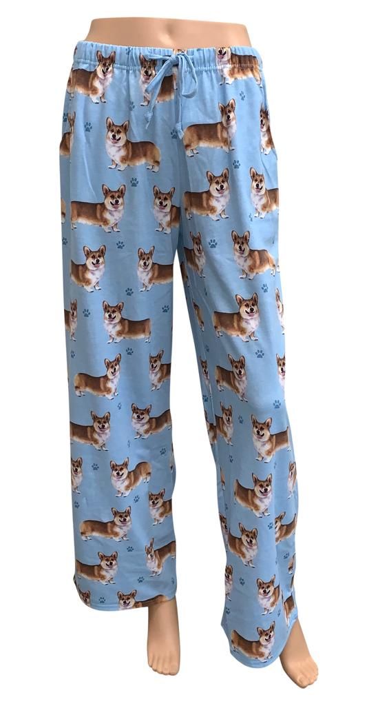 Comfies Unisex Pajama Bottoms - Welsh Corgi