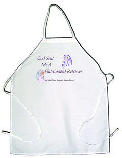 God Sent Me a Flat-Coated Retriever Apron (100-0005-228)