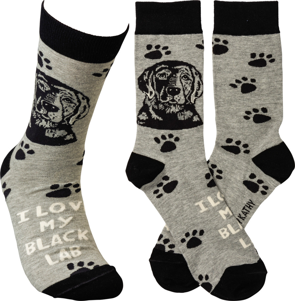 Socks from Primatives by Kathy - Labrador Retriever Black (105019)