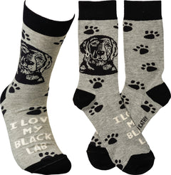 Socks from Primatives by Kathy - Labrador Retriever Black (105019)