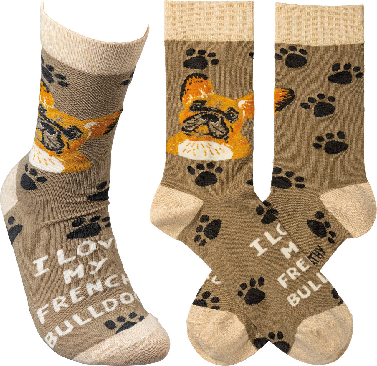 Socks from Primatives by Kathy - French Bulldog (105024)