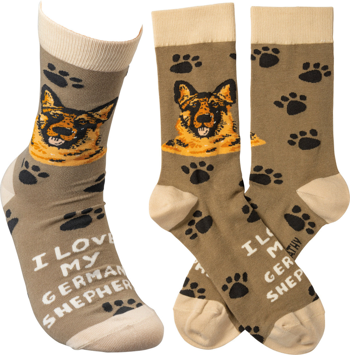 Socks from Primatives by Kathy - German Shepherd (105025)