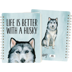 Primatives by Kathy Spiral Notebook - Siberian Husky (108037)