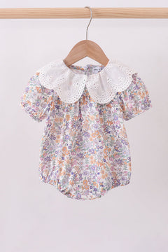 Red Floral Lace Bubble