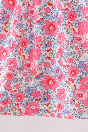 Pink Floral Bloomer Set