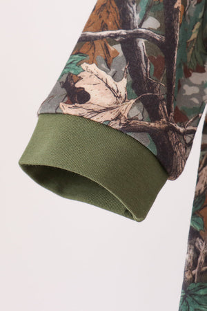 Camouflage Mallard Embroidery Romper