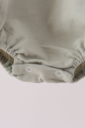 Sage pumpkin embroidery bubble