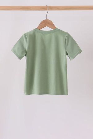 Sage Blessed Smocked Top