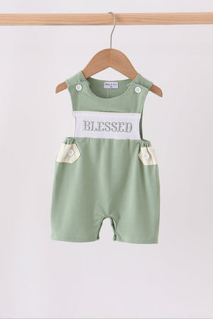 Sage Blessed Smocked Jon Jon