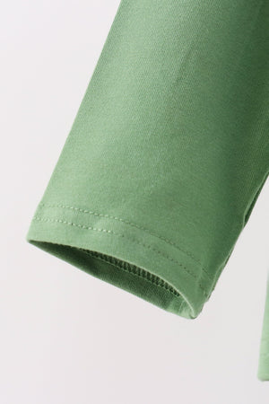 Green tools embroidery pants set