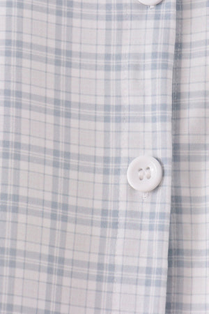 Plaid button down shirt