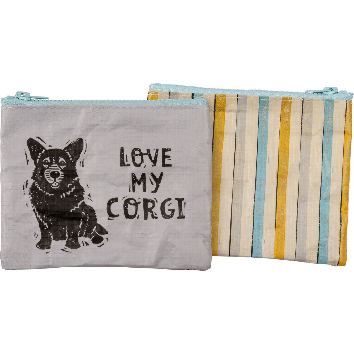 Primitives By Kathy Zipper Wallet - Corgi