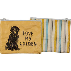 Primitives By Kathy Zipper Wallet - Golden