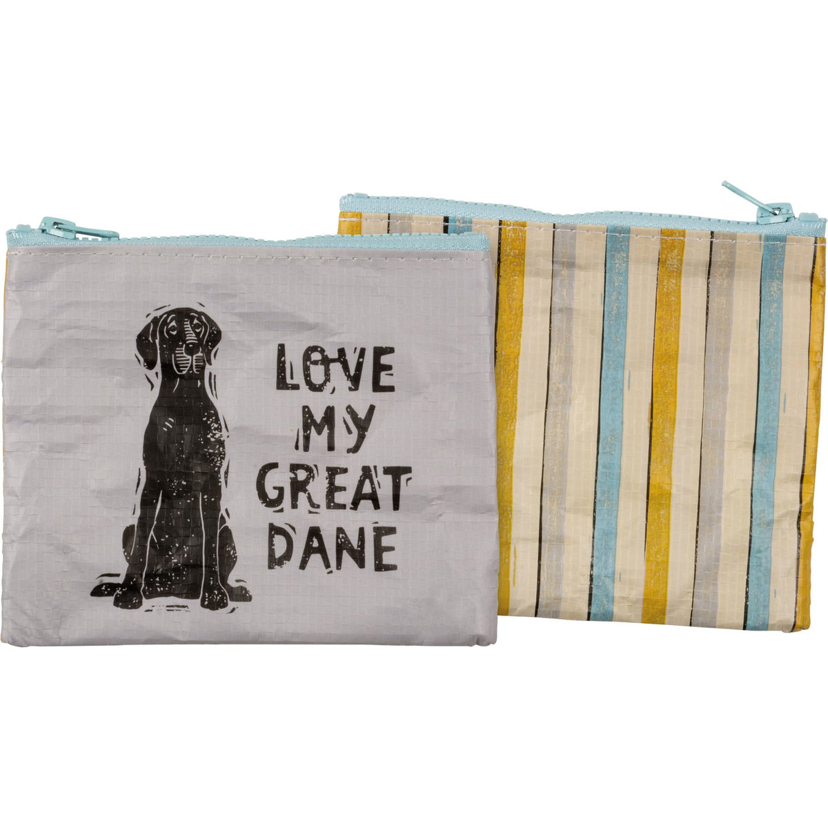 Primitives By Kathy Zipper Wallet - Great Dane