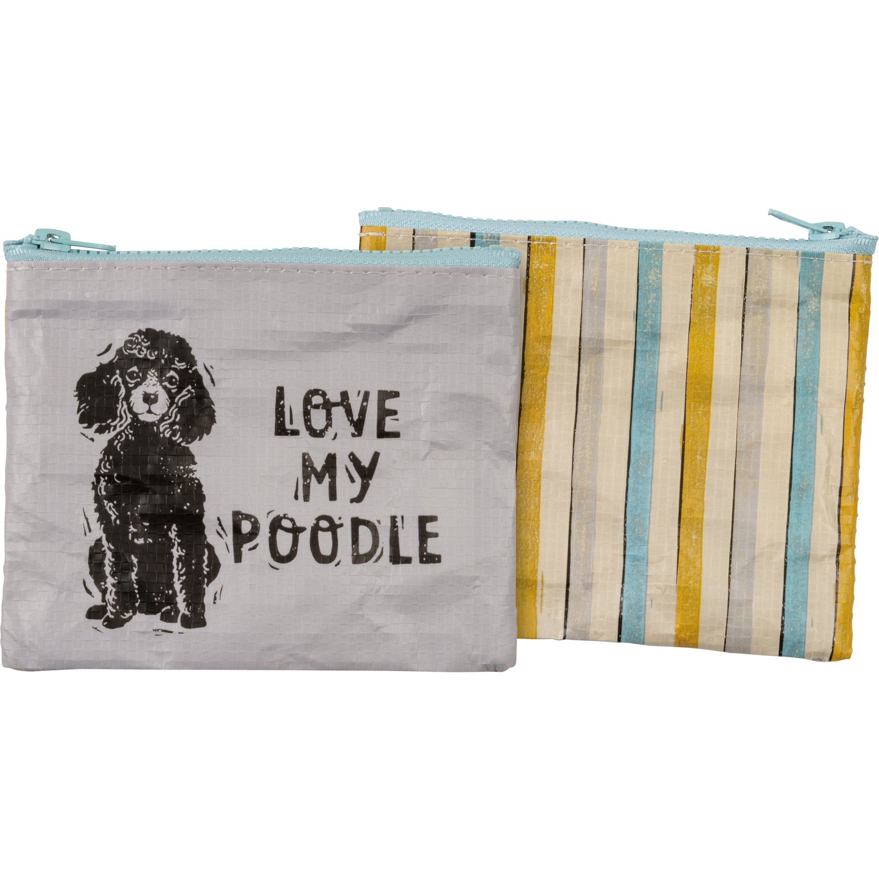 Primitives By Kathy Zipper Wallet - Poodle