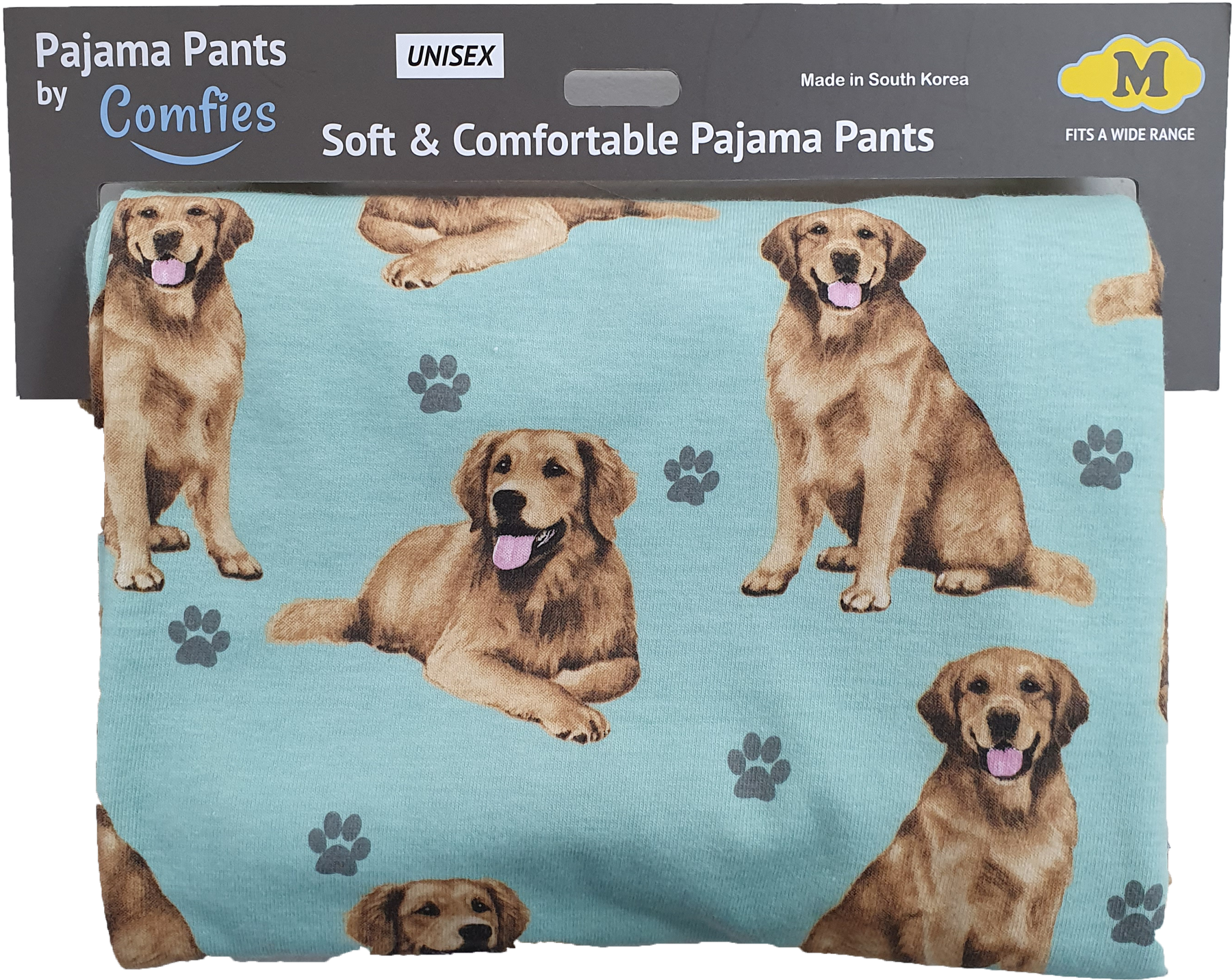 Comfies Unisex Pajama Bottoms - Golden Retriever