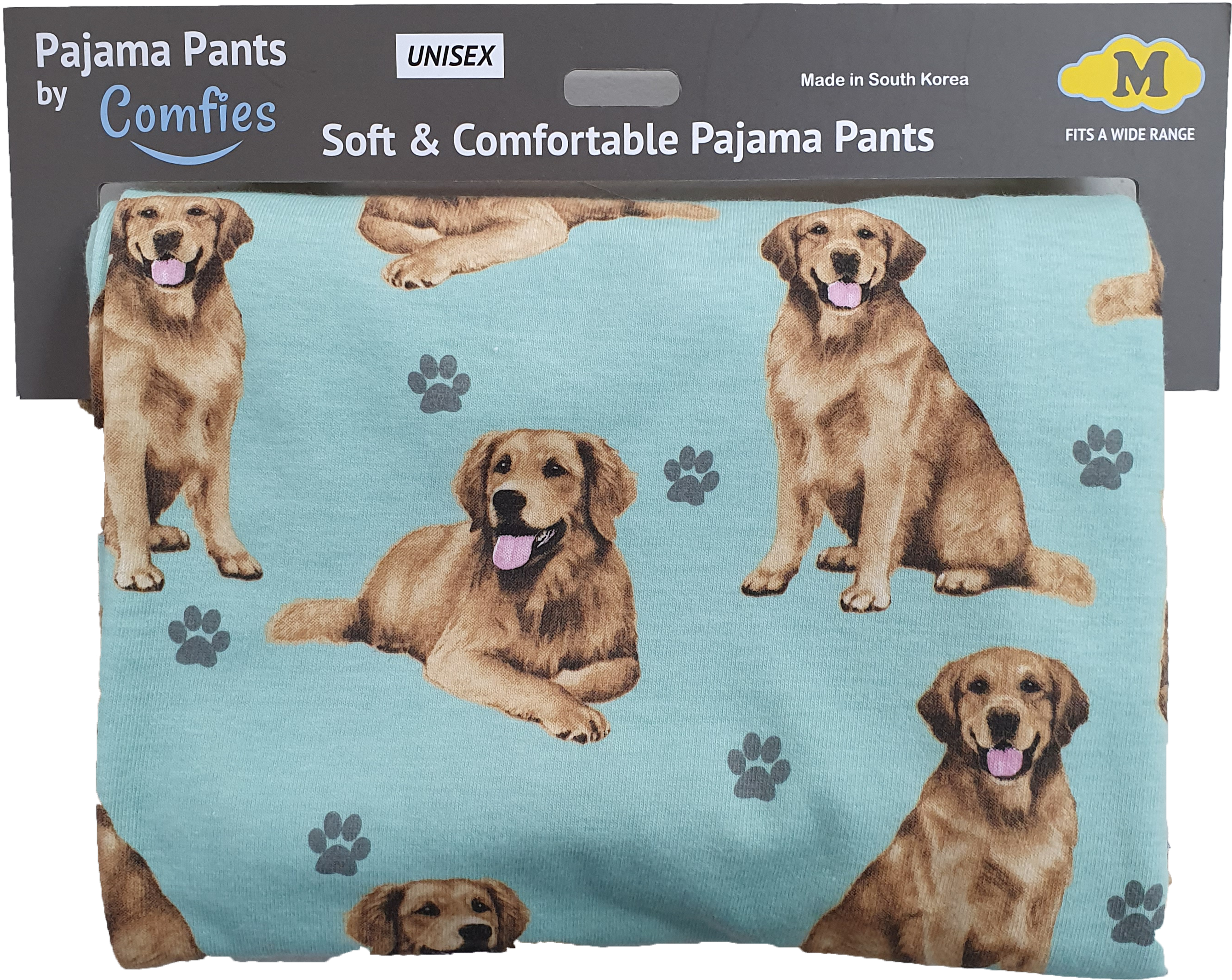 Comfies Unisex Pajama Bottoms - Golden Retriever
