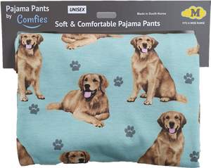 Comfies Unisex Pajama Bottoms - Golden Retriever
